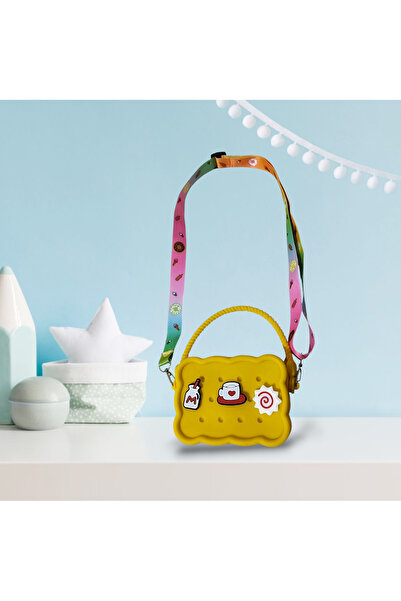 LOVELOTUS Çocuk Askılı Ayarlanabilir Fermuarlı Su Geçirmez Silikon Çanta-Cüzdan