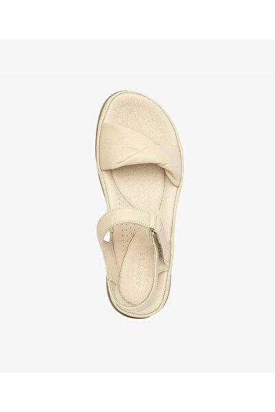 Greyder Kadın Bej Hakiki Deri Sandalet 5Y2FS33580