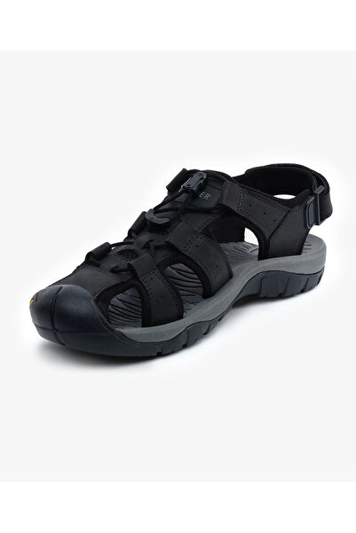 Greyder Erkek Siyah Hakiki Deri Sandalet 5Y1CS14630