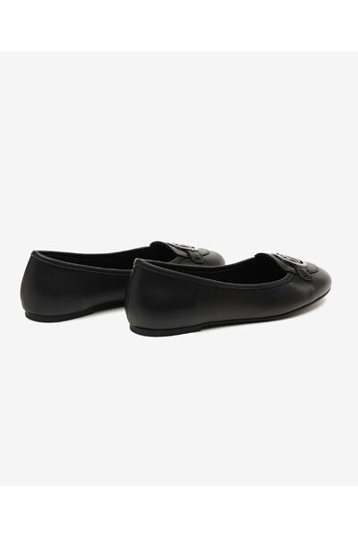 Greyder Women's Black Genuine Leather Ballerinas 5Y2Ua59221