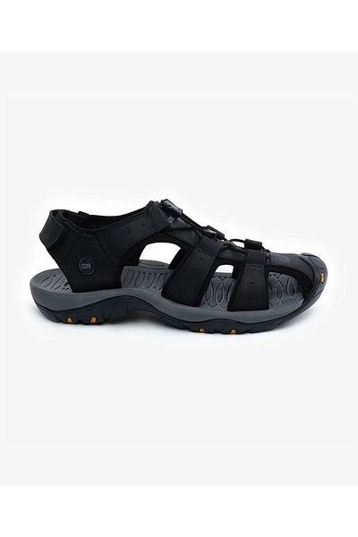 Greyder Sandale negre pentru bărbați din piele naturală 5Y1CS14630