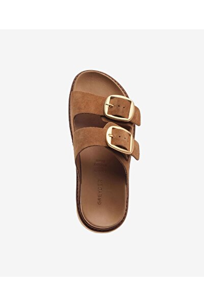 Greyder Γυναικείες παντόφλες Sigaro Suede από γνήσιο δέρμα 5Y2CT59054