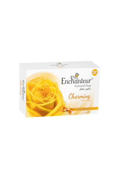 ENCHANTEUR Charming Perfumed Soap Value Pack – 3 x 125g, Long-Lasting Fragrance