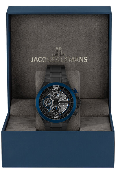 Jacques Lemans Mens Watch 1-2150g, Quartz, 43mm, 10atm