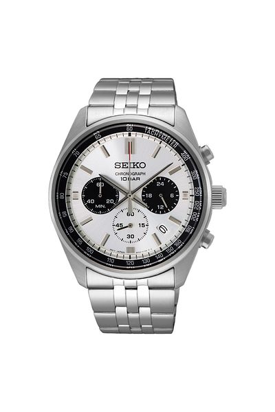 Seiko ساعة يد رجالية كرونوغراف SSB425P