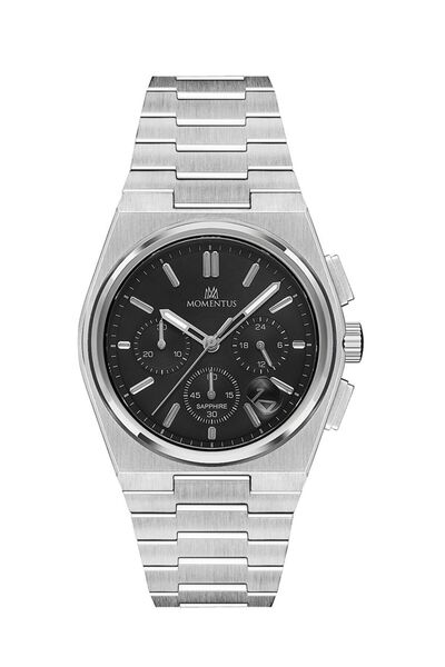 Momentus ساعة يد رجالية من تايم ماسترز TM345S-04SS