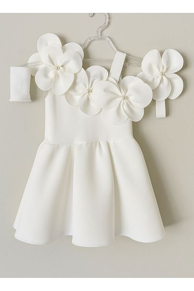 ayasofia kids White Floral Dress