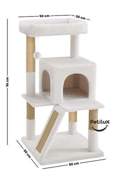 Petilux Decorative Cat Scratching House with Terrace