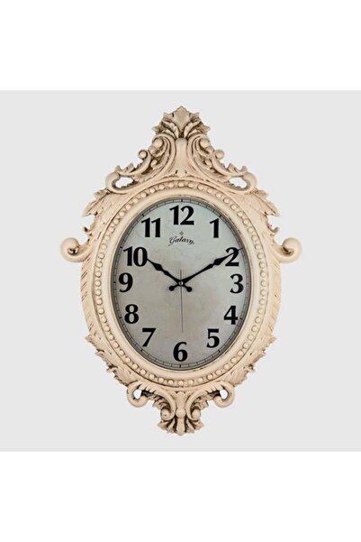 Galaxy 731-Cv Wall Clock Cream Color Bezel Diameter:73Cm X 54cm Vintage Crowned Missing Decorative American Brist