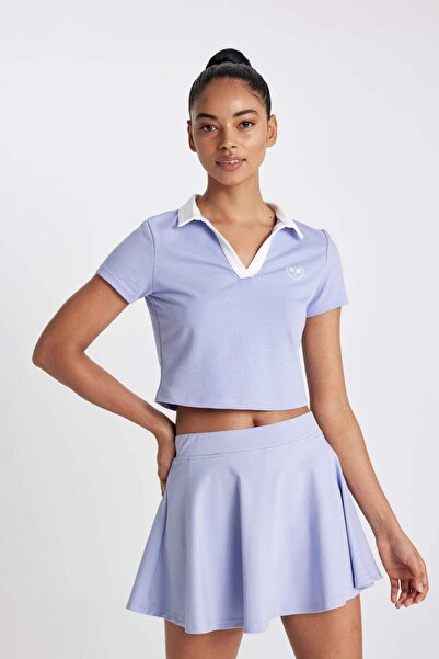 DeFacto DeFactoFit Standard Fit Polo Neck Sportsman κοντομάνικο μπλουζάκι πόλο B4573AX24SP