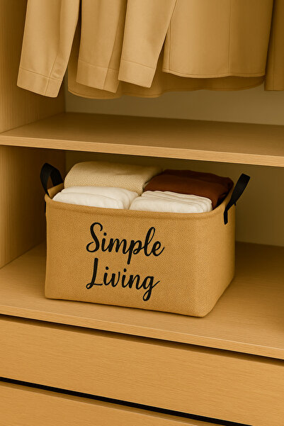 LUXWAY HOME Simple Living 2 Сгъваема декоративна кошница за организиране без юта - многофункционална употреба