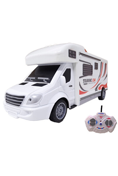 Salamandra SALAMANDRA KIDS® Plastic Toy Caravan with Full Function Remote Control, White/Gray