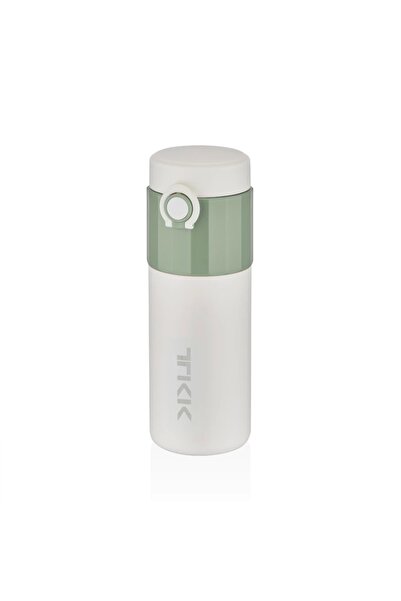 Vagonlife TKK ÇELİK TERMOS BEYAZ-YEŞİL 450ML T2007