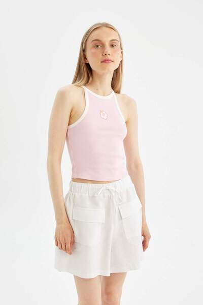 DeFacto Rabbed Camisole Athlete - Coool Printed, D4246AX24HS