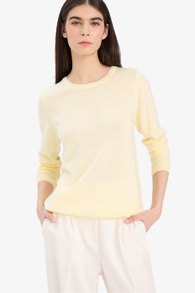 DeFacto Πλεκτό πουλόβερ με κανονική εφαρμογή Crew Neck F7091AZ25WN