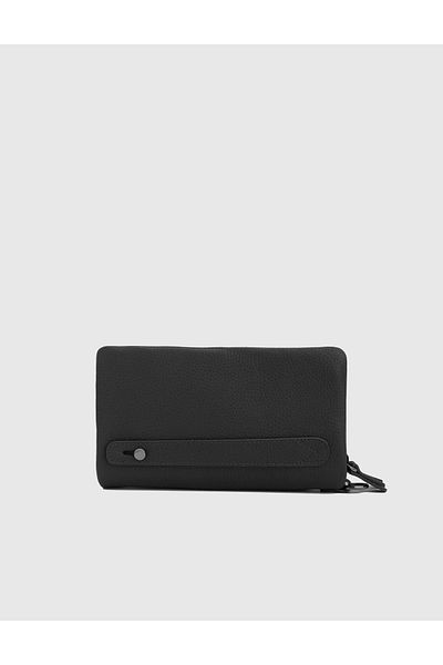 İLVİ Trujilo Floter Leather Black Men's Handbag