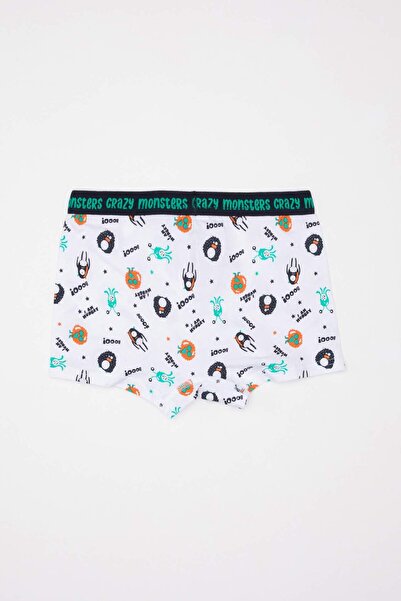DeFacto Erkek Çocuk Desenli 3lü Boxer C7758A824SM