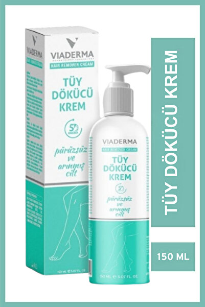 Viaderma Hassas Ciltler İçin Epilasyon Kremi 150 ml - Tüm Cilt Tiplerine Uygun Pratik Sprey