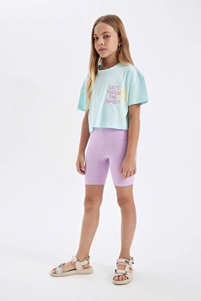 DeFacto Girl's Biker Tights - D0901A824HS Model