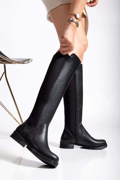 Bilalim Shoes Kumaş Dizaltı Çizme