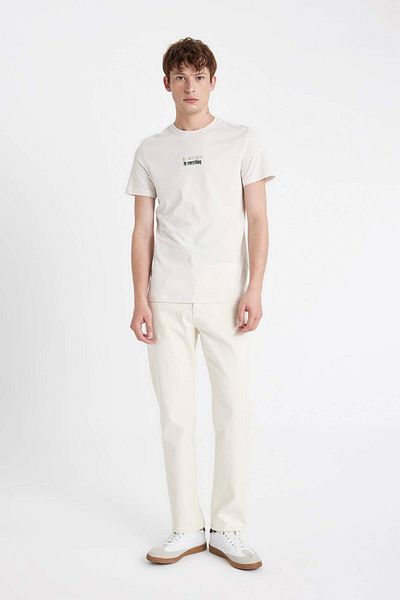 DeFacto Παντελόνι Sergio Jean - Regular Fit, Tube Leg, Regular Waist D4460AX24HS