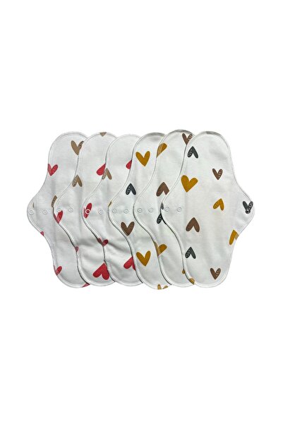 Ponped Yıkanabilir 6'lı (3 gece 3 normal boy) kadın pedi