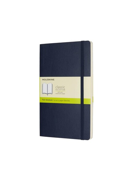 Moleskine Прямий блокнот з м'якою обкладинкою L, синій