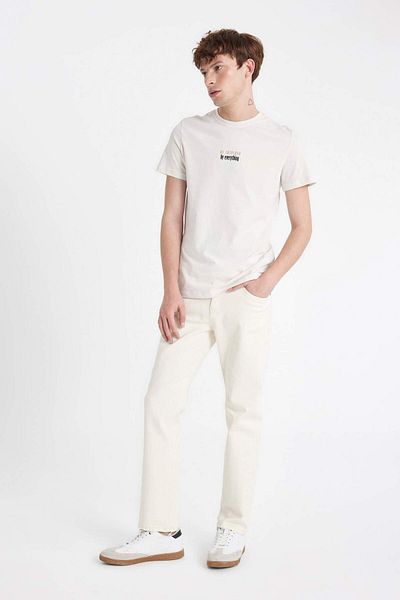 DeFacto Παντελόνι Sergio Jean - Regular Fit, Tube Leg, Regular Waist D4460AX24HS