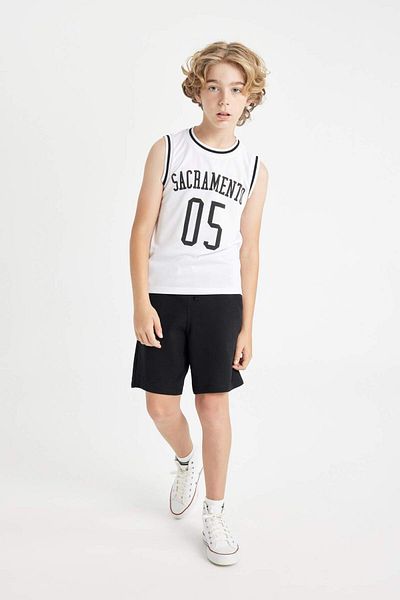 DeFacto Bedrucktes Tanktop mit Rundhalsausschnitt für Jungen - C8592A8NS