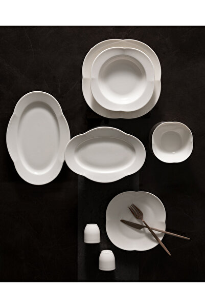 Madame Coco Perle 6 Kişilik 28 Parça Yemek Takımı - Beyaz