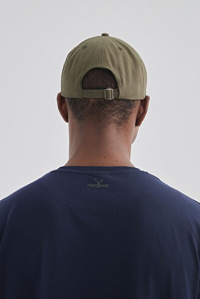 Nordbron Unisex Veneto Haki Nakış Detaylı Pamuklu Iç Astar Kap Şapka Konforlu Terletmez Life Essentials