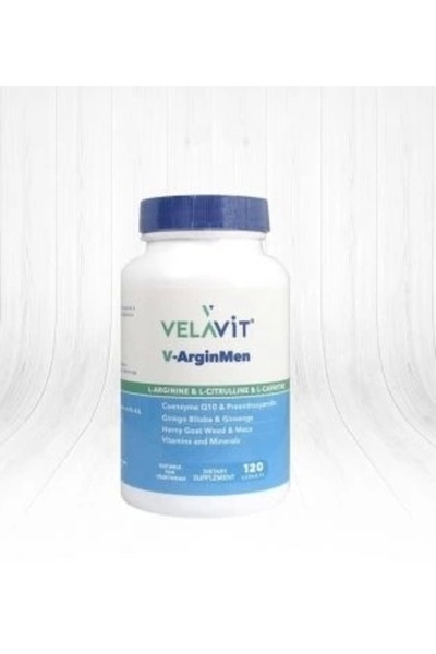 Velavit V-ArginMen Takviye Edici Gıda 120 Kapsül