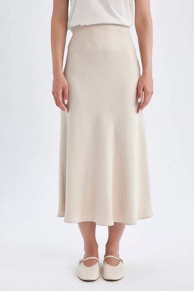 DeFacto Satin Maxi A-line Skirt - D2172AX24SM