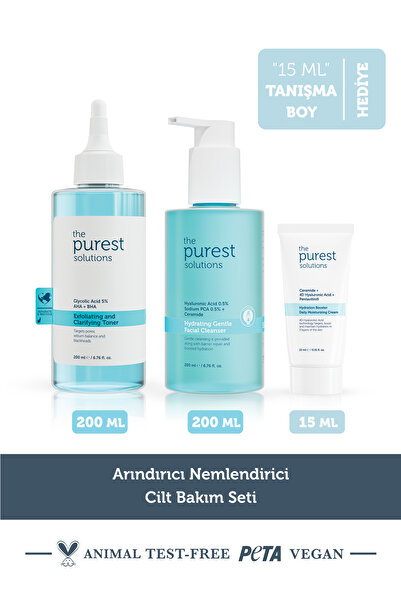 The Purest Solutions Arındırıcı Nemlendirici Bakım Seti