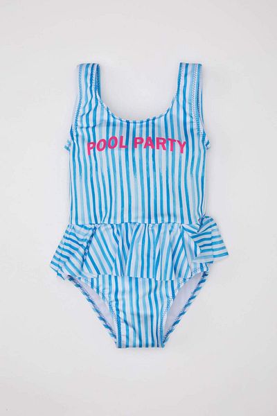 DeFacto Patterned Baby Girl Swimsuit - C0799A524SM