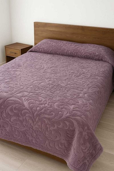 YÜNTEKS Sultan Mink Embossed Double Personality Boxed Blanket 220*240