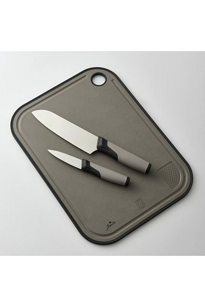 Jumbo Smart Gray Cutting Board Set