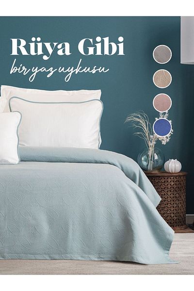 LUFA HOME Eva 100% Cotton Pique Set Double