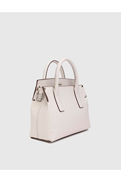 İLVİ Lazare Deri Ekru Kadın El Çantası