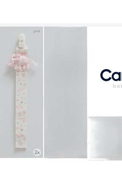 Caramell My Baby Kumsal Sevimli Fil Emzik Askısı Pembe 2191