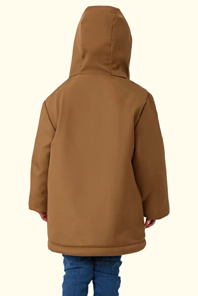 freemen Sportovní oblečení Pánské Sportovní oblečení Dětské Hnědá kožešina uvnitř Nepromokavá a větruodolná s kapucí 3 kapsy Kabát & bunda & parka