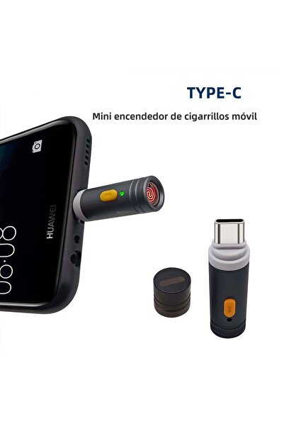 Mmctech Type-C Bağlantılı Elektronik Çakmak Tekefon Ve Power Banka Uyumlu
