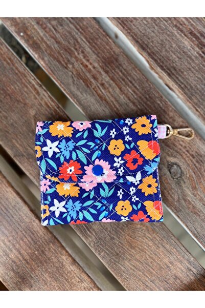 HelloPunch&Bags Cüzdan –ÇİÇEK DESENLİ El Yapımı, Fermuarlı İÇ Göz, Çıtçıt Kapamalı CÜZDAN | HELLOBAGSSTYLE