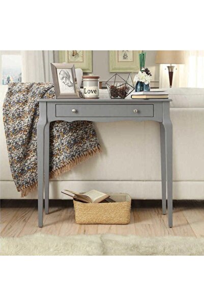 Wooding Mobilya 85 Cm Çekmeceli Masif Gri Lake Bonamy Dresuar