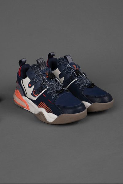 Vicco Yard Model Boy's Light Non-Slip Sole Navy Blue Sports Shoes