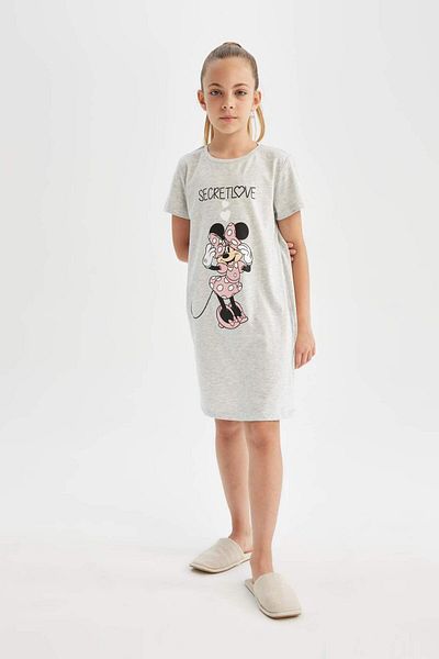 DeFacto Disney Mickey & Minnie Short Sleeve Girl's Dress - D1426A824SM