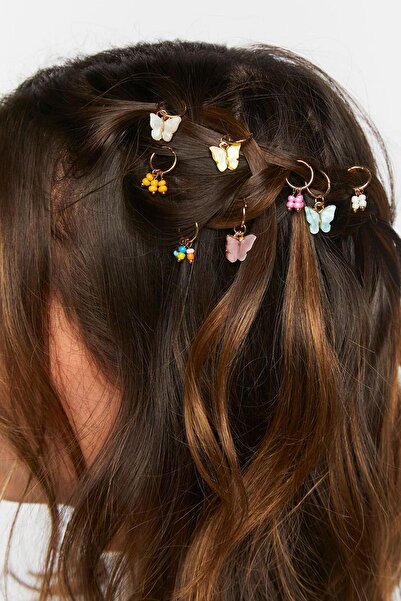 New Obsessions Saç Küpesi Seti Bahar Esintisi 8 Parça