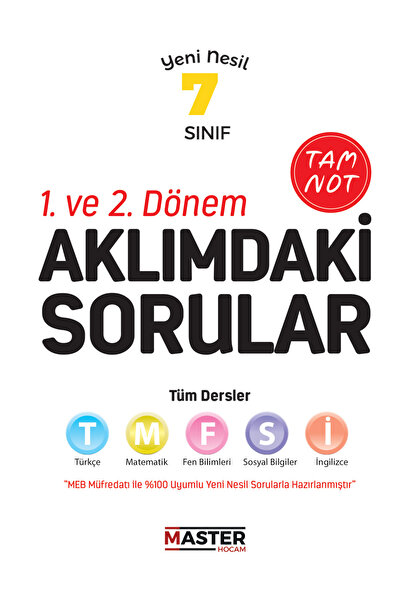 Tonguç Yayınları Tonguç 7.Sınıf 1. ve 2. Dönem Tüm Dersler Soru Bankası Fijital Kitap Yeni Nesil