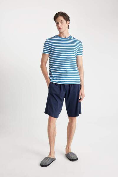 DeFacto Regular Fit Shorts Pajama Bottoms with Pockets - Z6848AZ24SM