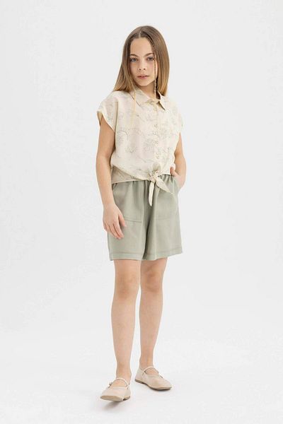 DeFacto Viscose Girl's Shorts - B5050A824HS